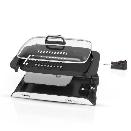 ELECTRIC GRILL  R-2528 2000W ΜΕ ΚΑΠΑΚΙ 5ΕΤΗ ΕΓΓΥΗΣΗ
